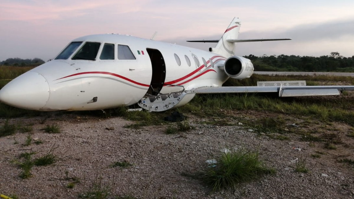 SEDENA aseguró un cargamento de cocaína y un avión Falcon